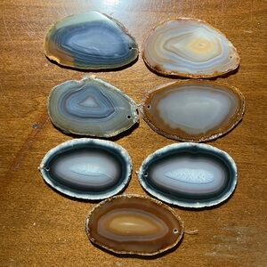 Set of Seven Geodes